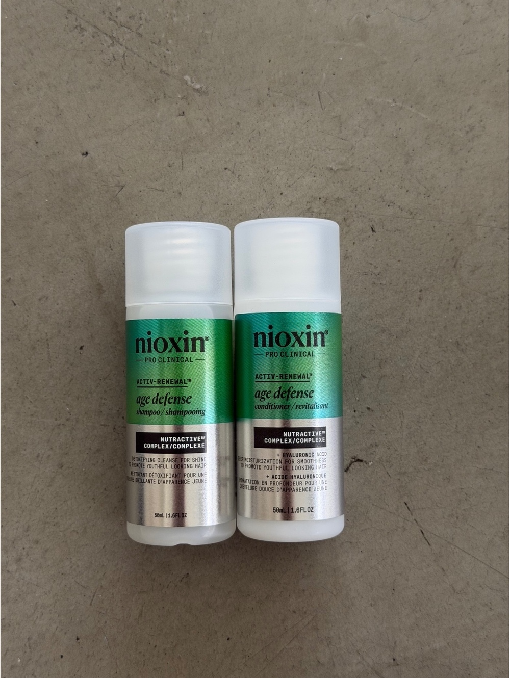 Nioxin / Age Defense Shampoo + Conditioner Set / 1.6 oz